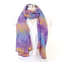 Rainbow Batik Scarf