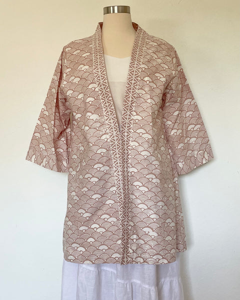 Clouds Cotton Batik Cardigan