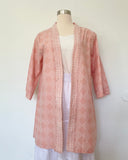 Diamond Cotton Batik Cardigan