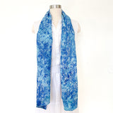 Sky blue Batik scarf